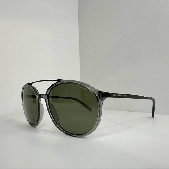 Sunglasses Armani Exchange AX 4069 S 82439A Transparent Dark Grey - Picture 2 of 10